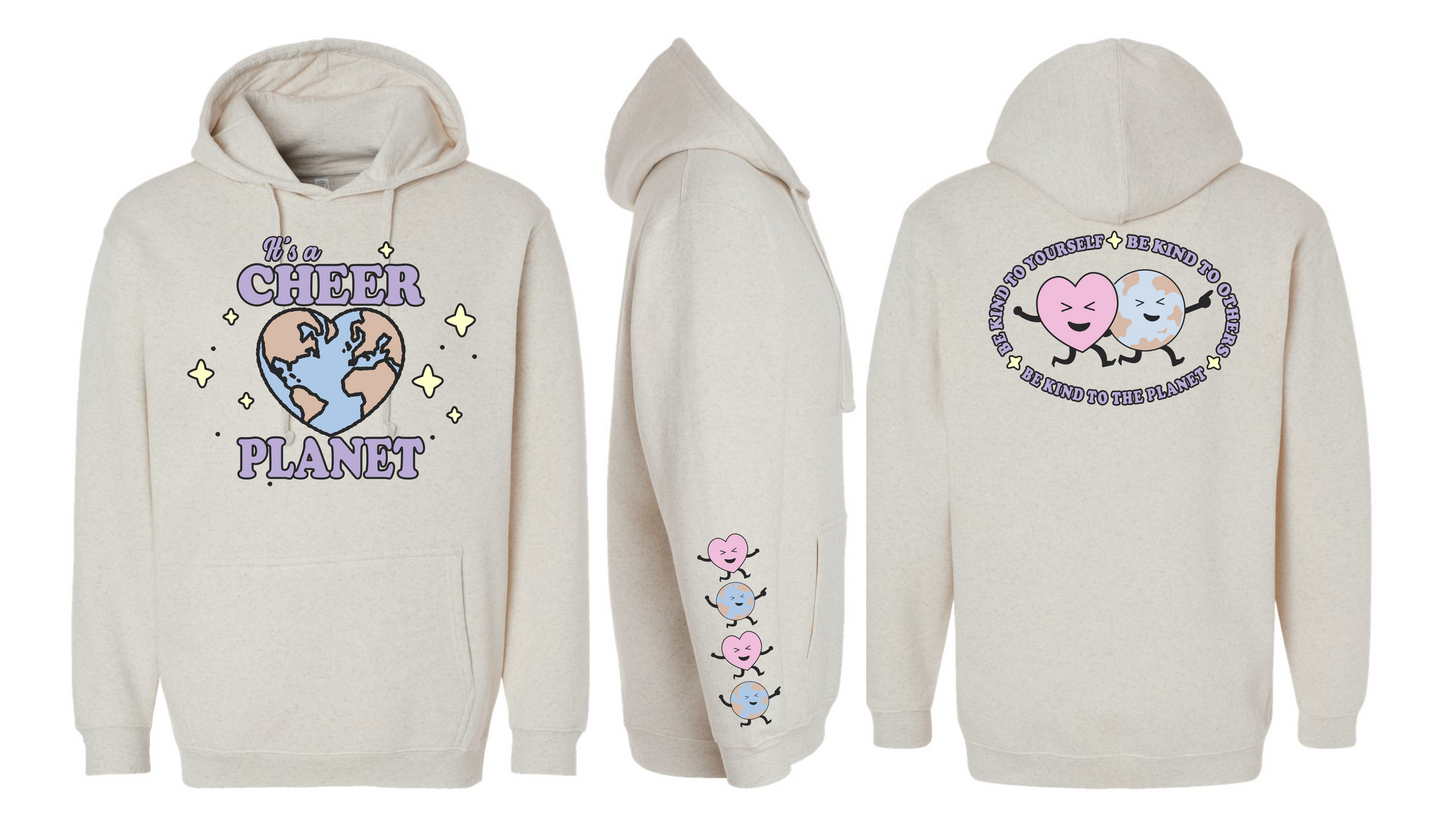 Cheer Planet Hooded Sweatshirt