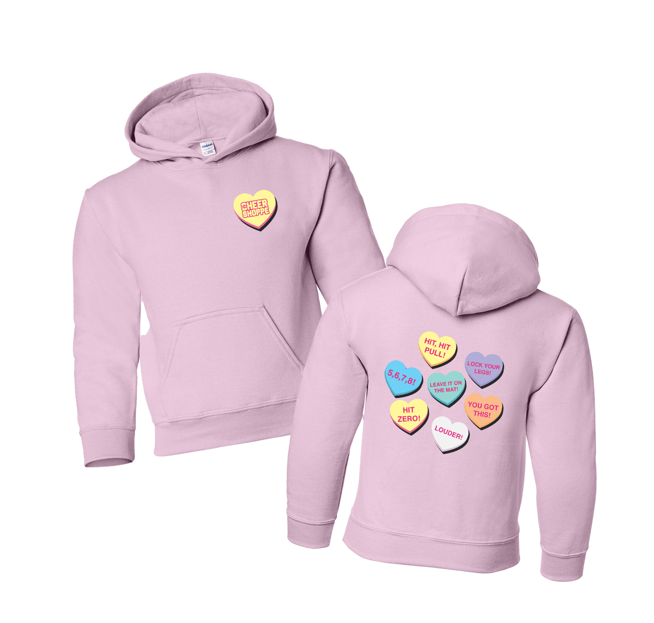 Mat Talk Candy Hearts Hoodie