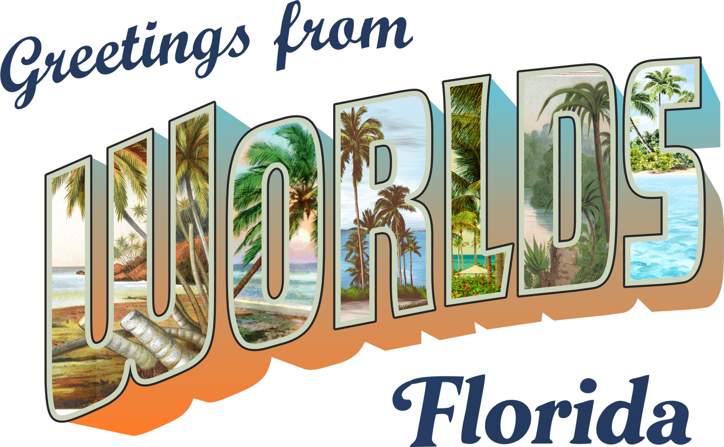 Worlds "Postcard" T-Shirt