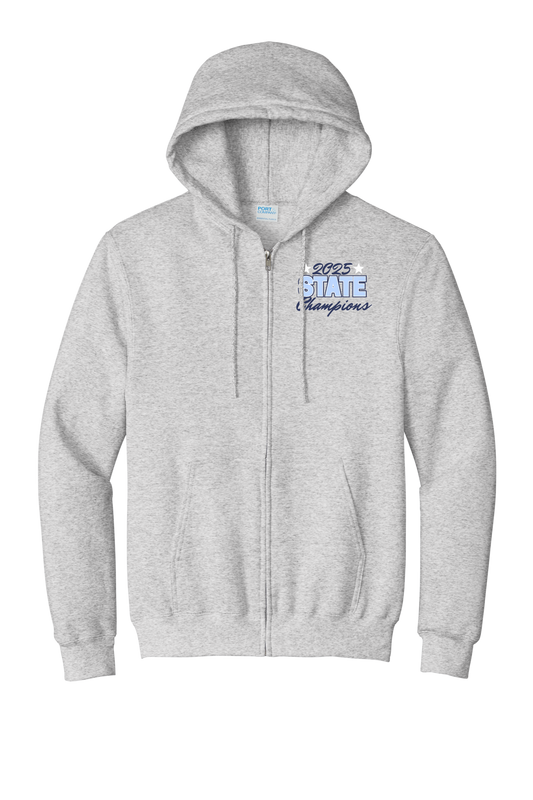 2025 State Champion Full Zip Hooded Sweatshirt