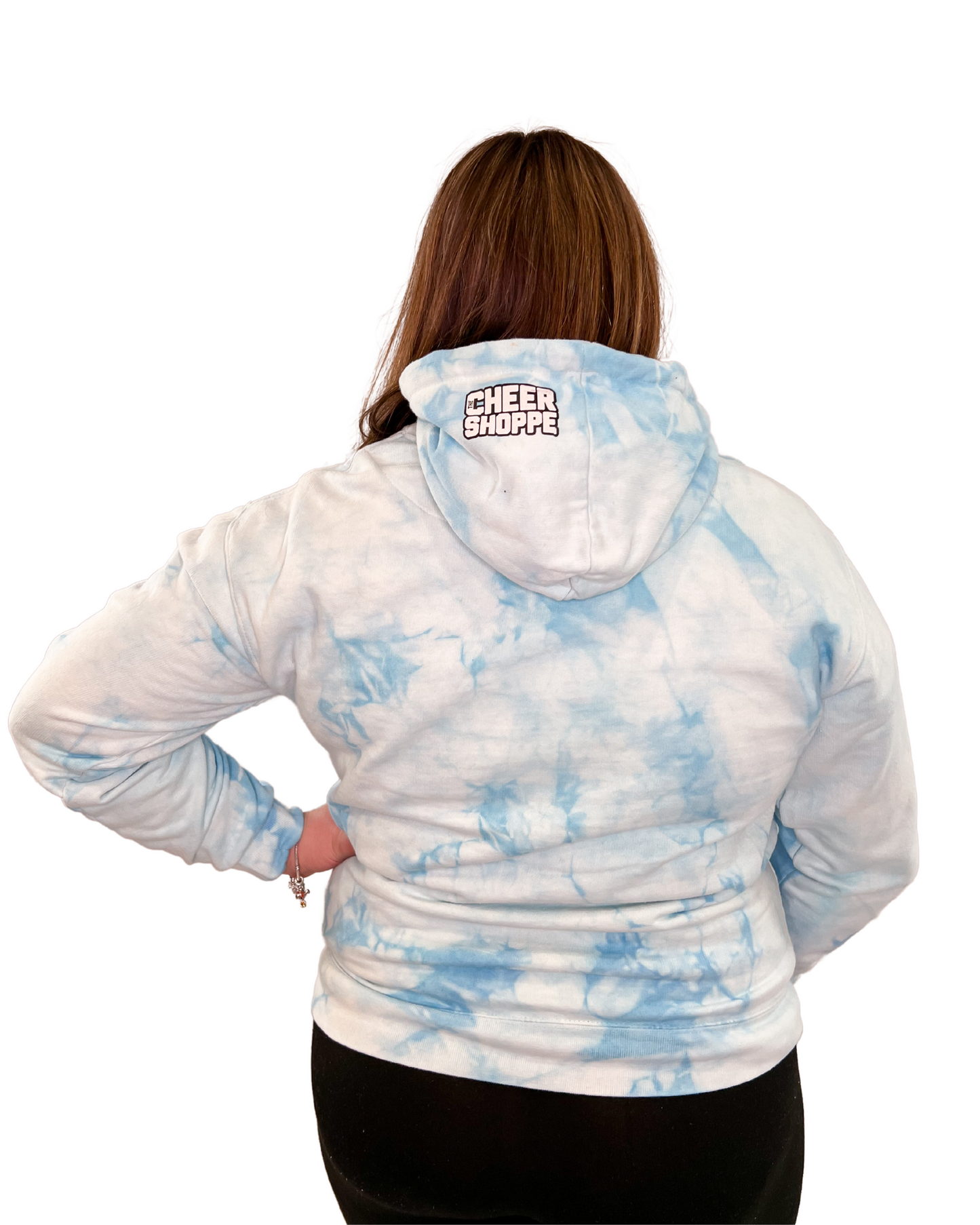 Blue Tie Dye CHEER Hoodie