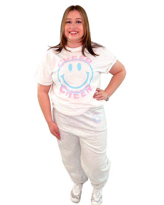 Cheer Smiley Face Joggers