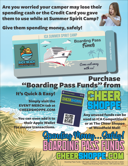 Camp Castaway Boarding Pass Funds