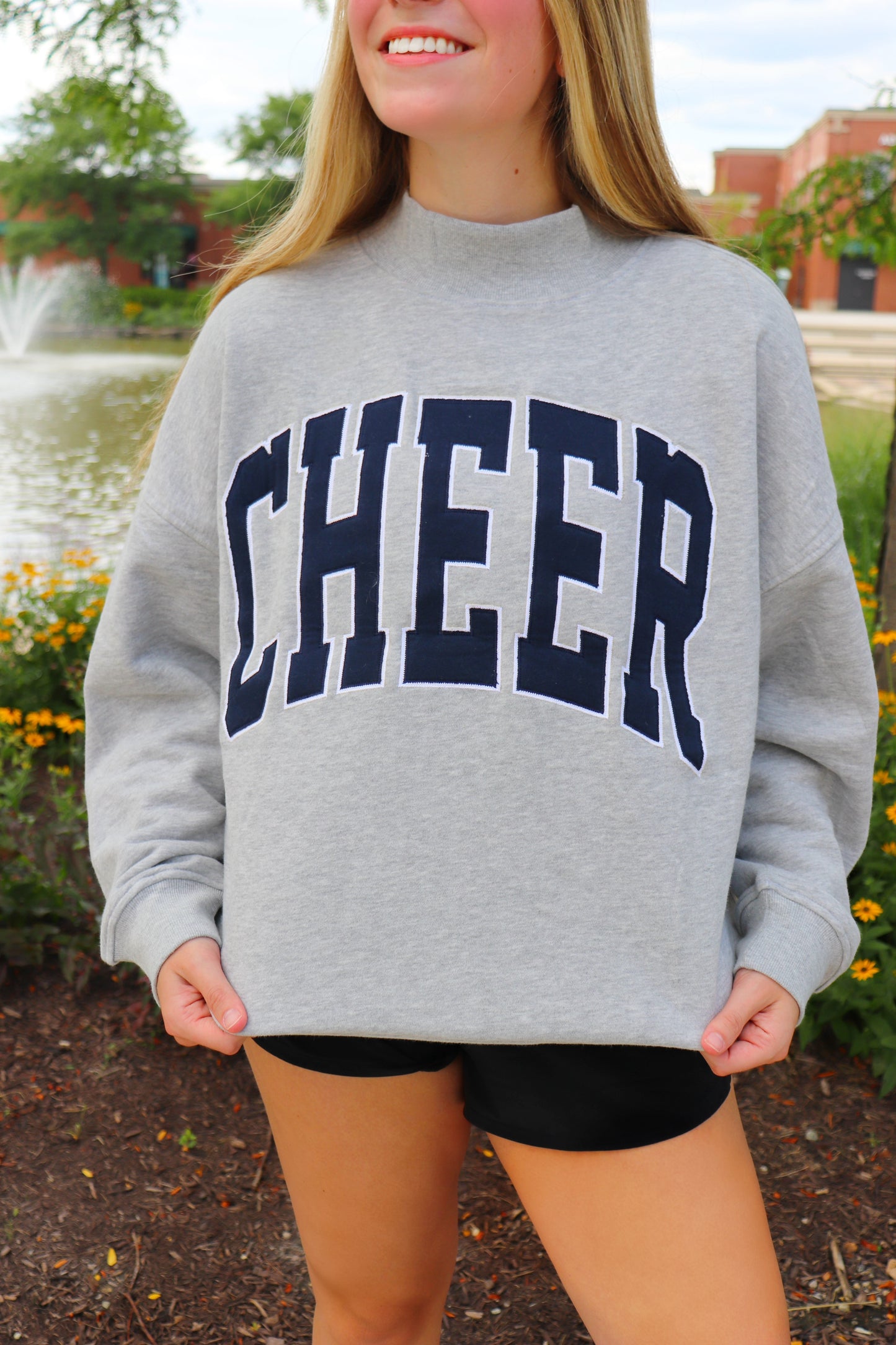 Varsity Club Diana Mock Neck Sweatshirt