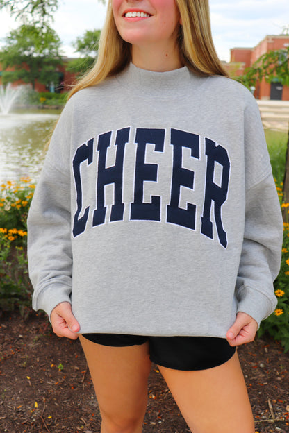 Varsity Club Diana Mock Neck Sweatshirt