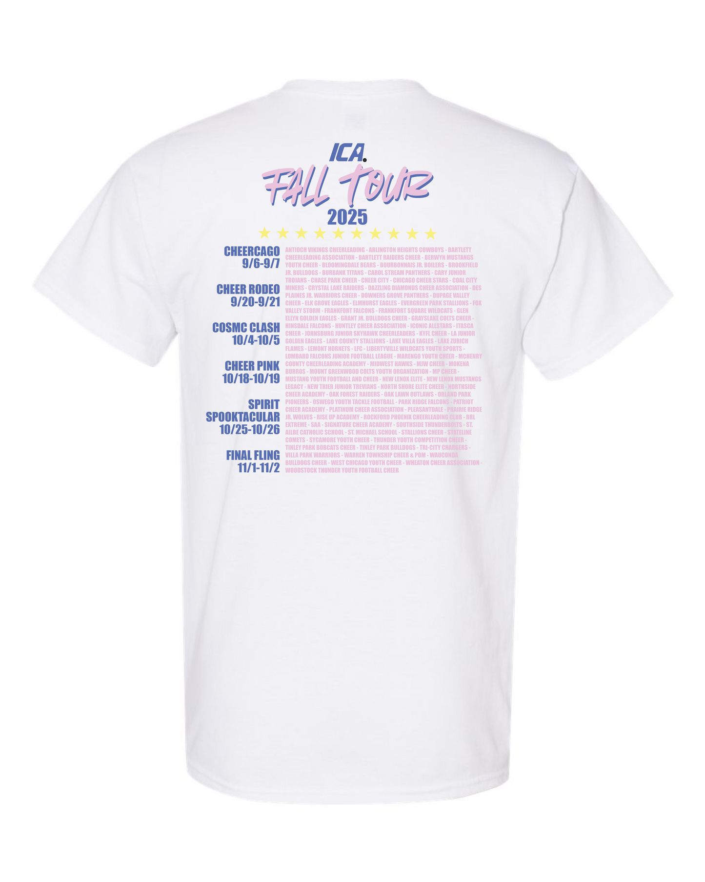 2025 ICA Fall Tour T-Shirt