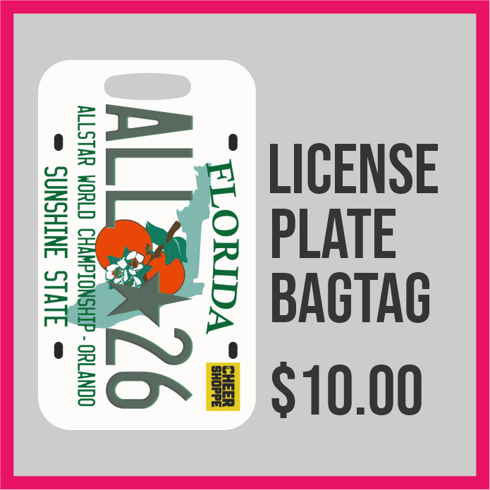 ASWC 2026 License Plate Bag Tag
