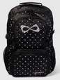 Nfinity Black Quilted-Pearl Backpack