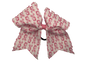 Pink Awareness Ribbon Cheer Bow