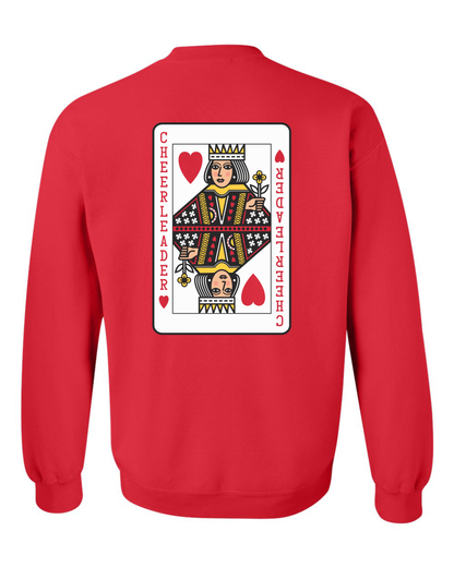 Queen of Hearts Crewneck Sweatshirt