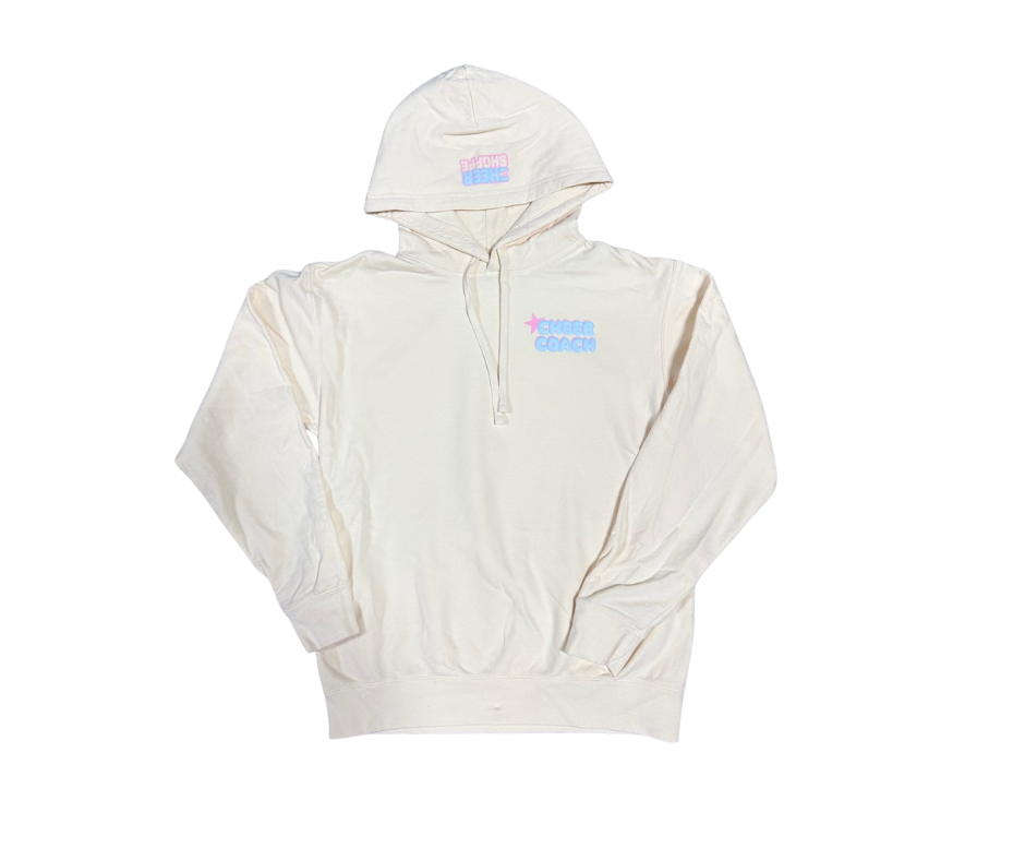 Puffy Cheer Coach Hooded  Sweatshirt