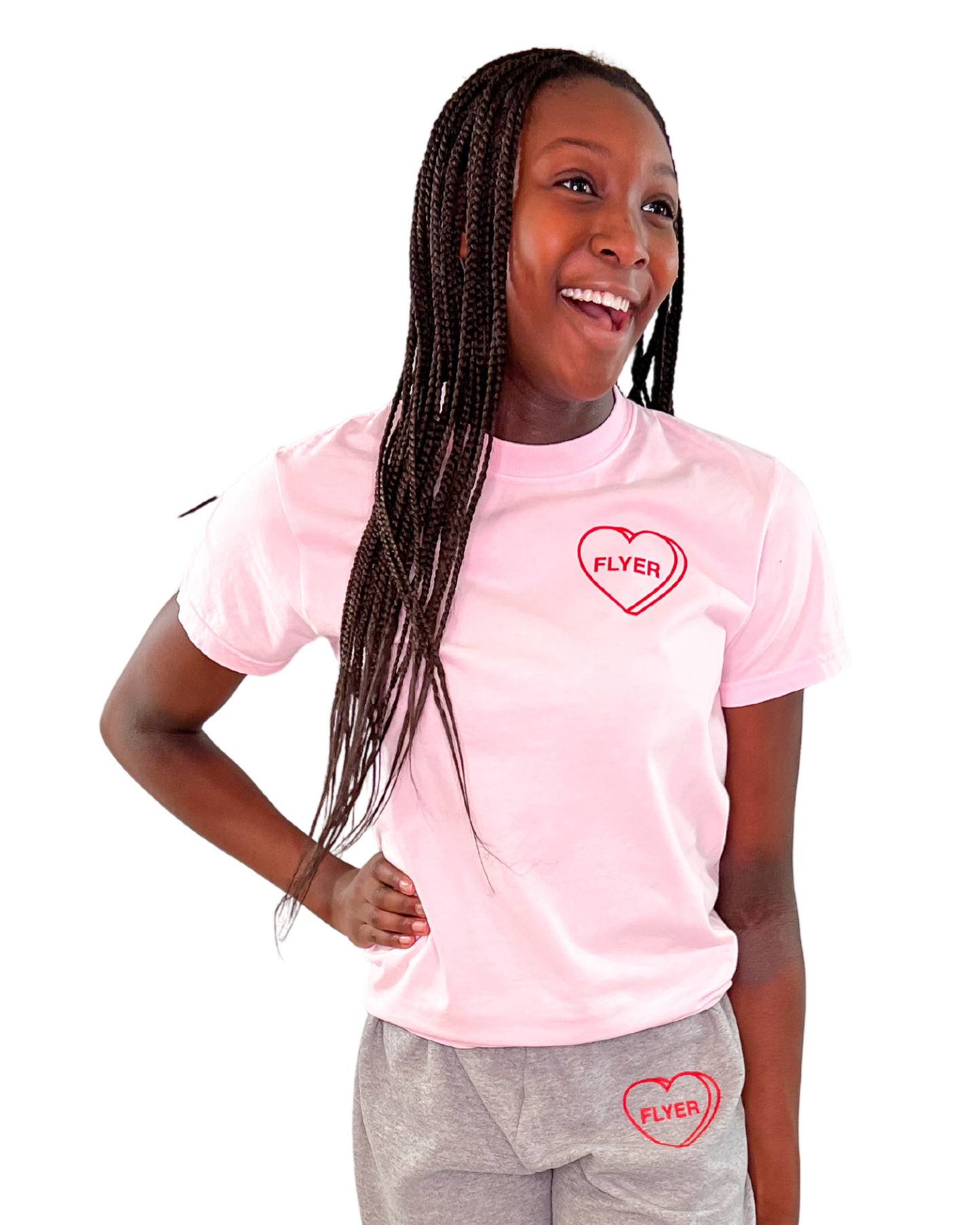 Candy Heart FLYER Graphic T-Shirt
