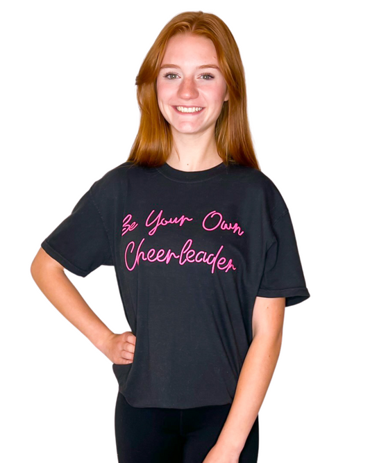 Be Your Own Cheerleader Neon Sign T-Shirt